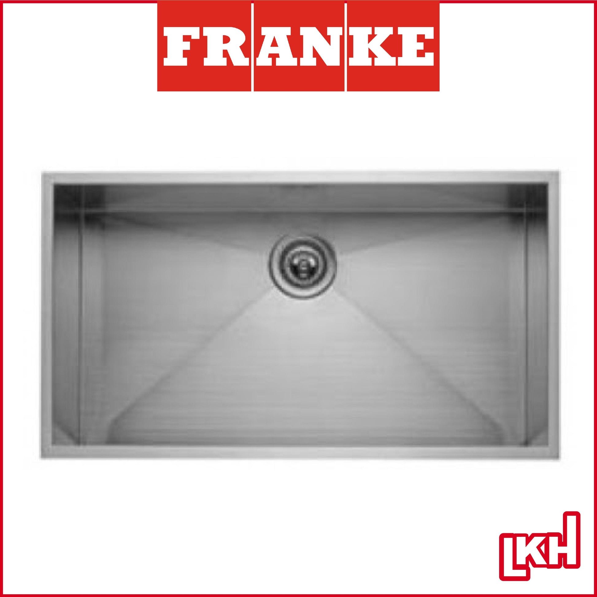 franke PZX 110-79 stainless steel single bowl kitchen sink