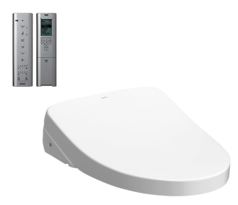 TOTO Washlet Concealed Installation Base Plate w Remote Control Auto Lid Open TCF4911ESP NW1